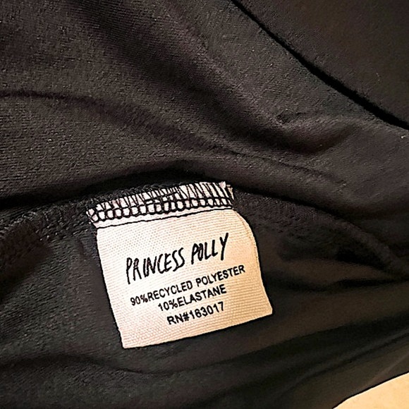 ADALEE MIDI PRINCESS POLLY BLACK DRESS Size 10 - Picture 10 of 14